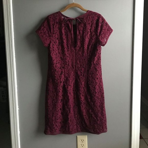 Lace Shift Dress Ann Tayor Loft - Picture 2 of 3